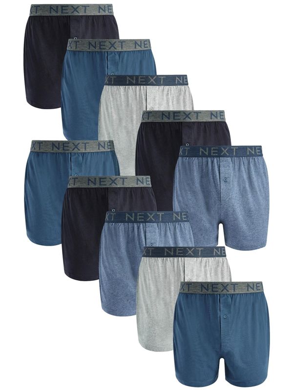 Next Next Bokserice  morsko plava / crno plava / plava melange / siva melange