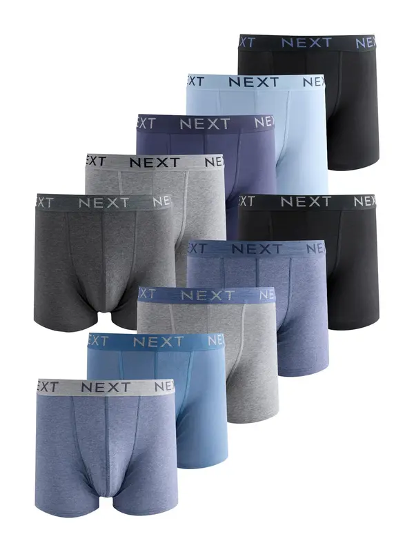 Next Next Bokserice  noćno plava / pastelno plava / plava melange / siva / siva melange / crna