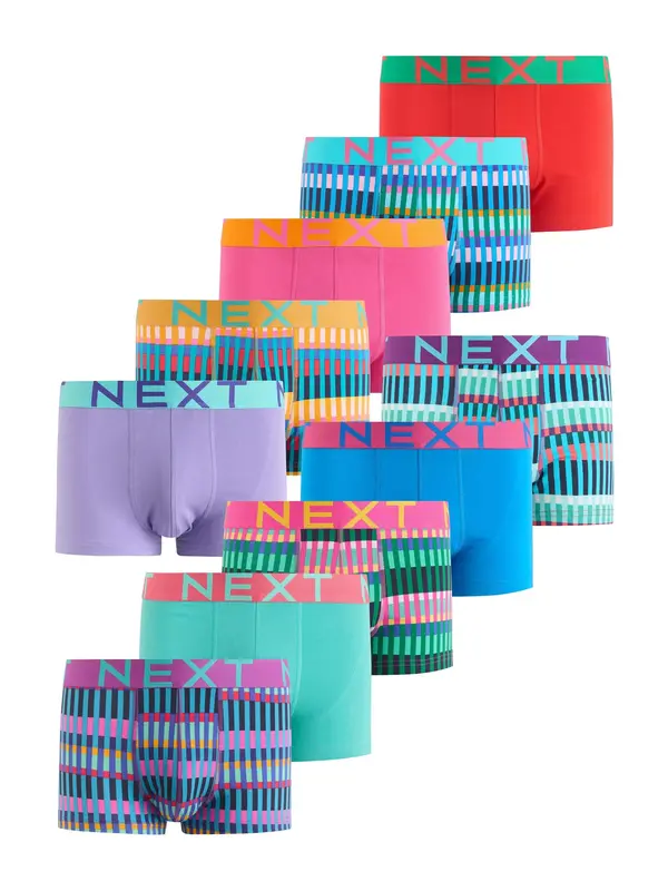 Next Next Bokserice  opal / cijan plava / travnato zelena / lila / roza / narančasto crvena