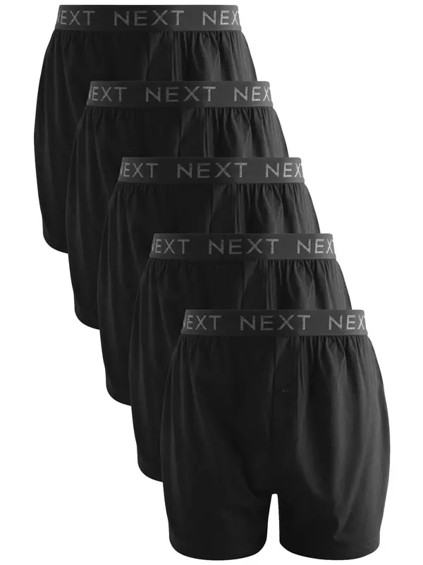 Next Next Bokserice  siva melange / crna