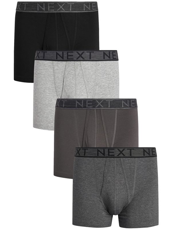 Next Next Bokserice  siva / siva melange / crna