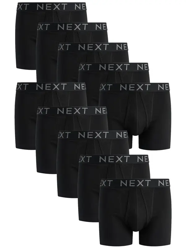 Next Next Bokserice  svijetlosiva / crna