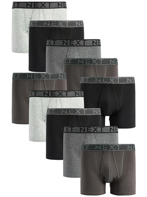 Next Next Bokserice  taupe siva / svijetlosiva / siva melange / crna