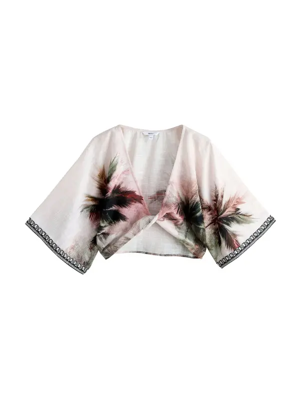 Next Next Bolero  tamno zelena / prljavo roza / crna / bijela
