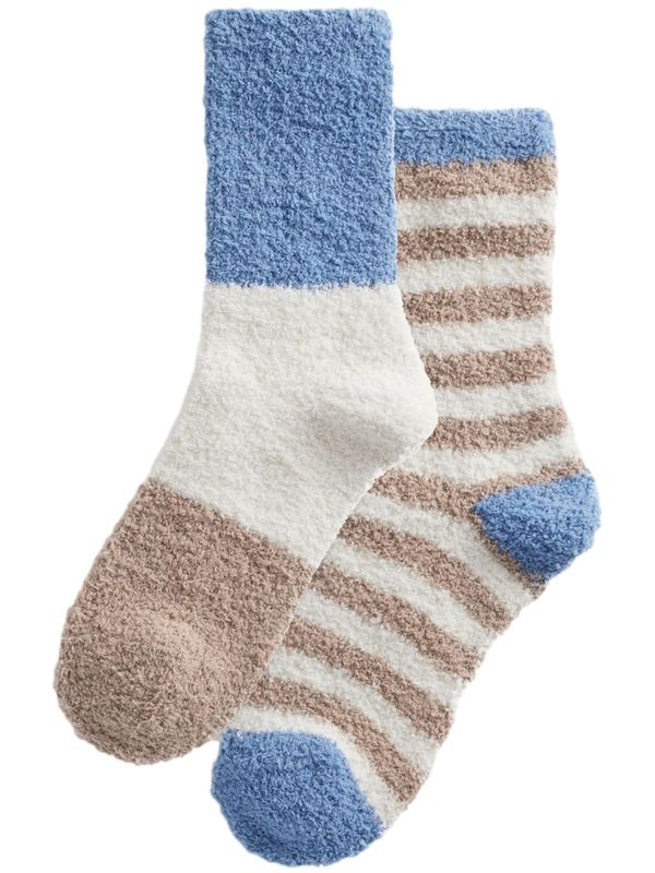 Next Next Čarape  bež / ecru/prljavo bijela / plava / nebesko plava