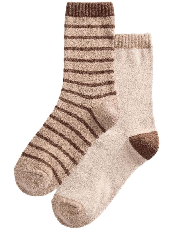 Next Next Čarape  bež / smeđa