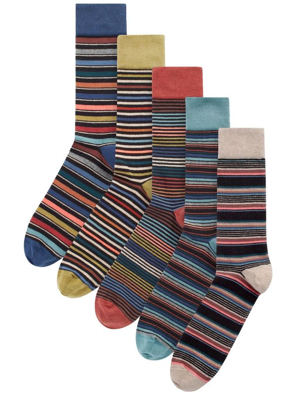 Next Next Čarape  cijan plava / tamno plava / taupe siva / sivkasto zelena / crvena