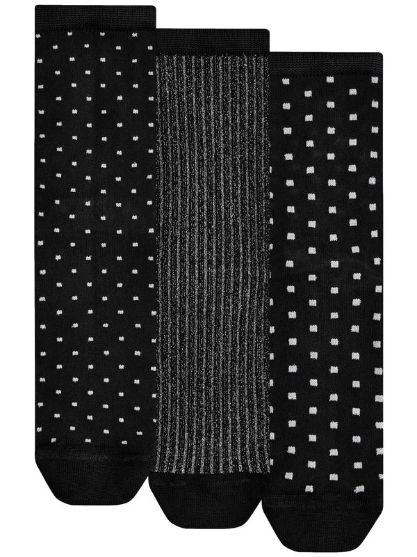 Next Next Čarape  crna / bijela