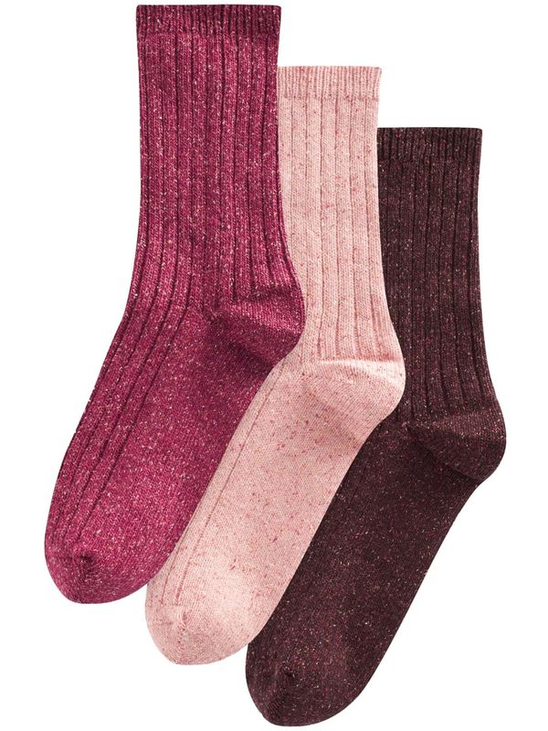 Next Next Čarape  patlidžan / roza / crvena