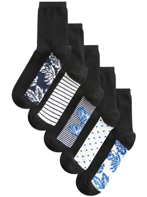 Next Next Čarape  plava / crna / bijela