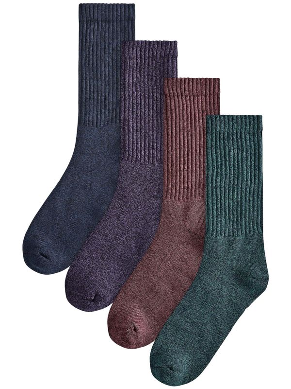 Next Next Čarape  plava melange / zelena melange / ljubičasta melange / crvena melange