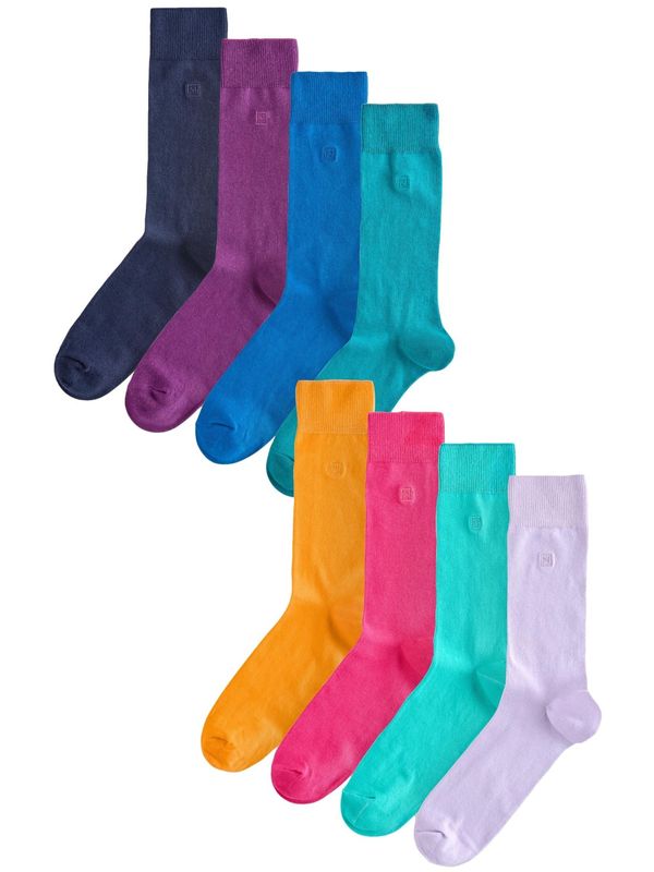 Next Next Čarape  plava / mornarsko plava / tirkiz / azur / lila / svijetloljubičasta / narančasta / fuksija