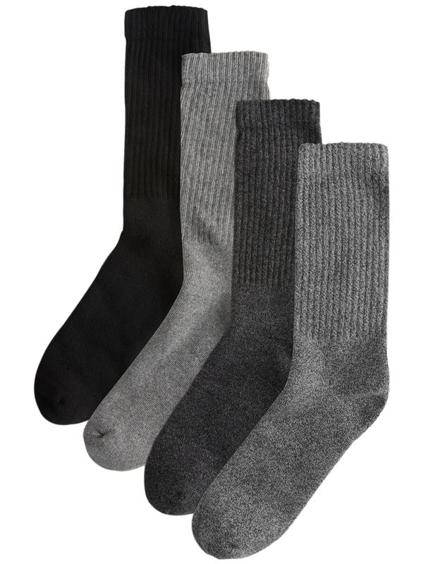 Next Next Čarape  siva / tamo siva / siva melange / crna