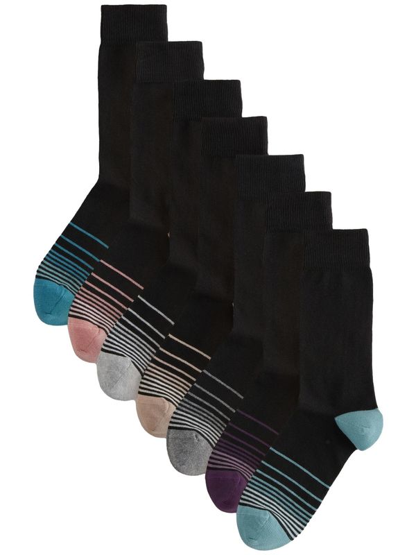 Next Next Čarape  svijetloplava / siva melange / roza / crna