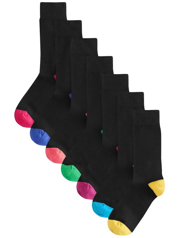 Next Next Čarape  svijetloplava / žuta / roza / crna