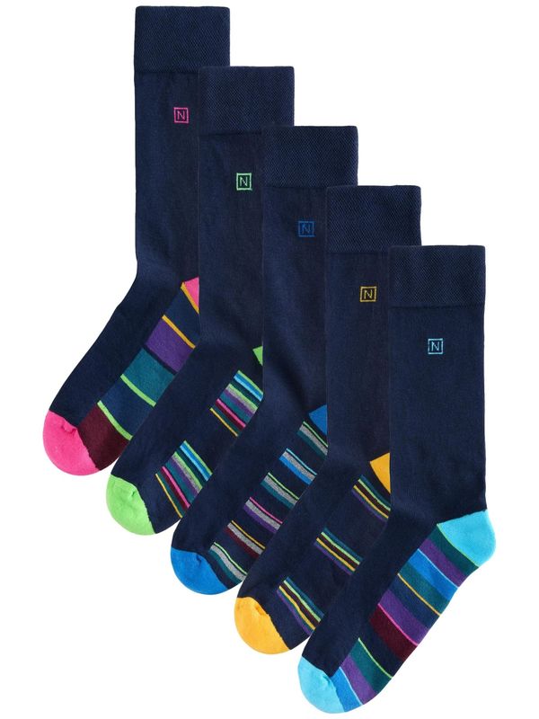 Next Next Čarape  tamno plava / zlatno žuta / svijetlozelena / svijetloroza