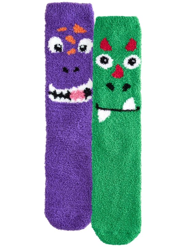 Next Next Čarape  zelena / ljubičasta / miks boja