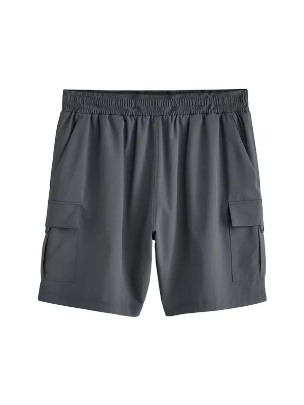 Next Next Cargo hlače  tamo siva