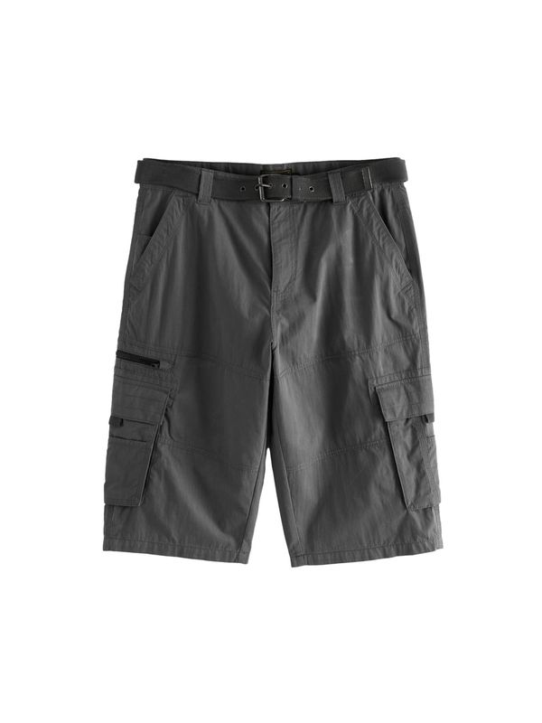 Next Next Cargo hlače  tamo siva