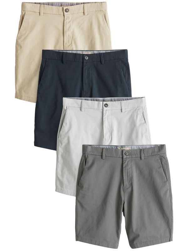 Next Next Chino hlače  bež / mornarsko plava / siva / svijetlosiva