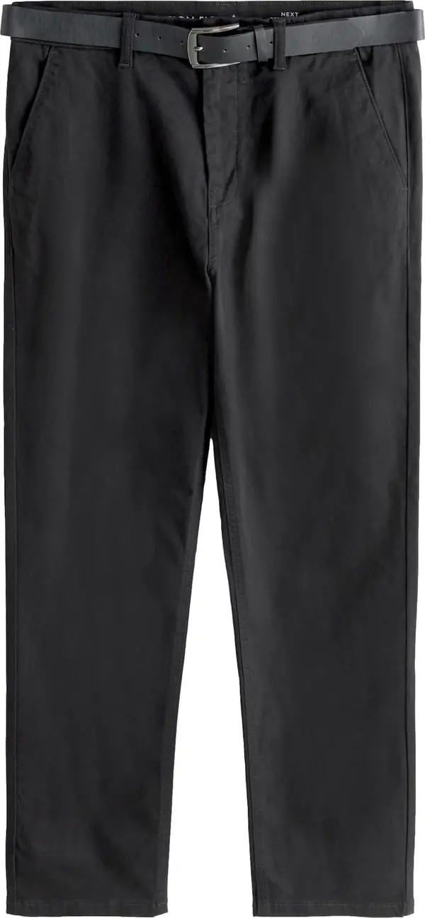 Next Next Chino hlače 'Motionflex'  crna