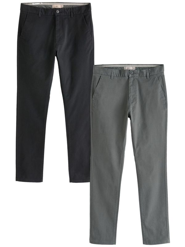Next Next Chino hlače  siva / crna