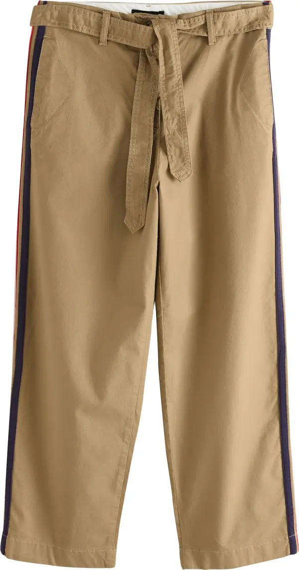 Next Next Chino hlače  smeđa / crvena / crna