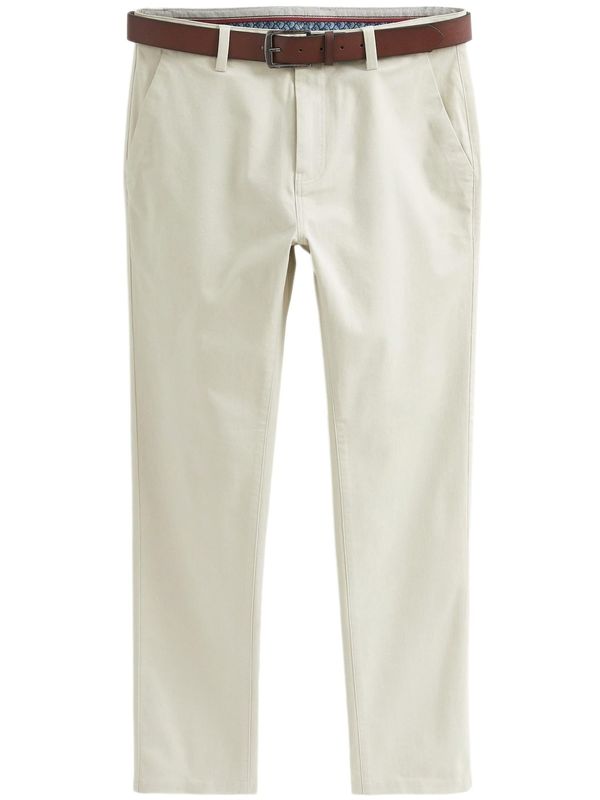 Next Next Chino hlače  smeđa / prljavo bijela