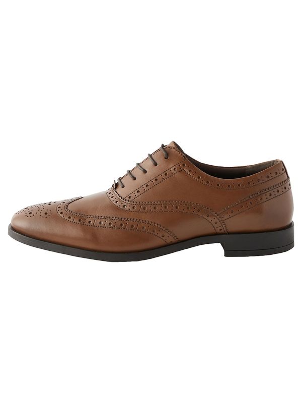 Next Next Cipele na vezanje 'Oxford-Brogues '  smeđa