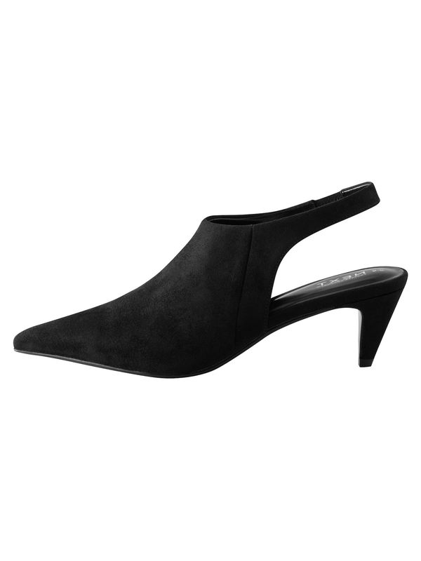 Next Next Cipele s potpeticom i otvorenom petom  crna