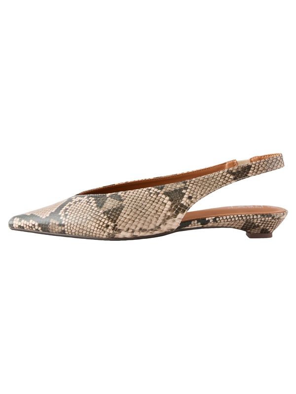 Next Next Cipele s potpeticom i otvorenom petom 'Forever Comfort'  cappuccino / crna