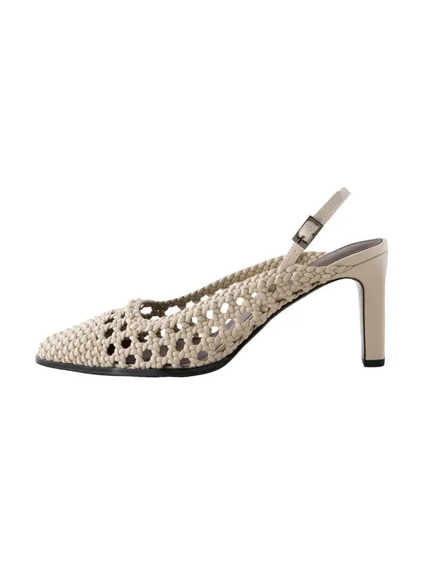 Next Next Cipele s potpeticom i otvorenom petom 'Forever Comfort'  ecru/prljavo bijela