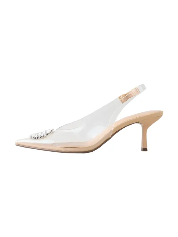 Next Next Cipele s potpeticom i otvorenom petom 'Forever Comfort'  prozirna