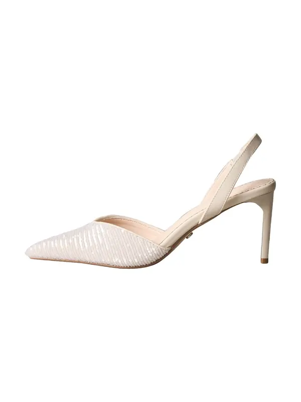 Next Next Cipele s potpeticom i otvorenom petom 'Forever Comfort'  vuneno bijela