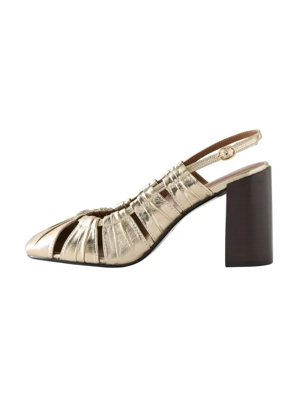 Next Next Cipele s potpeticom i otvorenom petom 'Forever Comfort®'  zlatna
