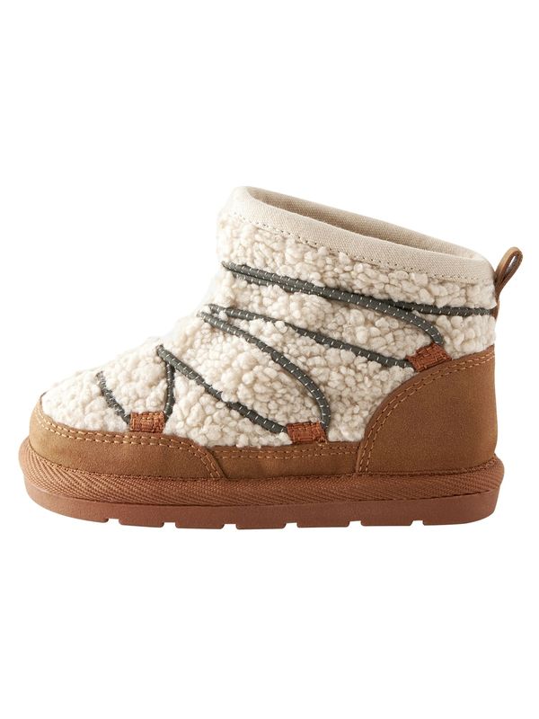 Next Next Čizme  ecru/prljavo bijela / konjak