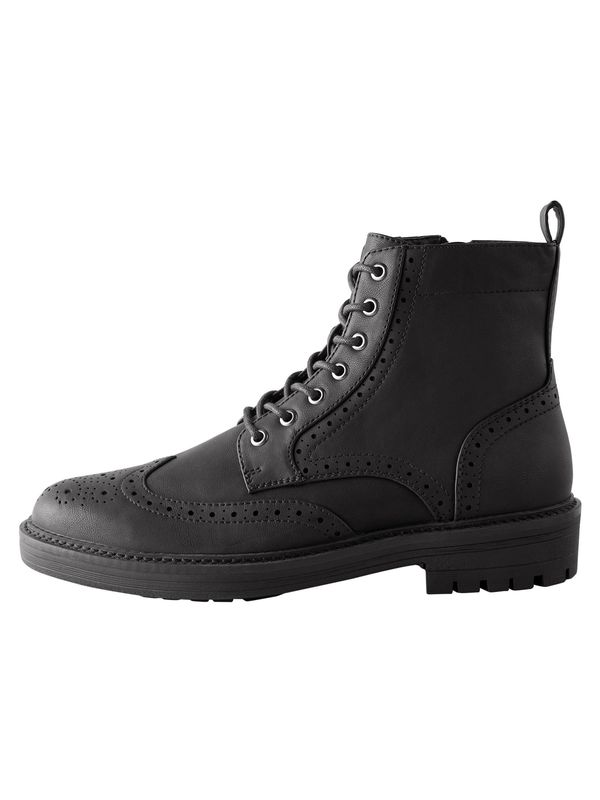 Next Next Čizme na vezanje  crna