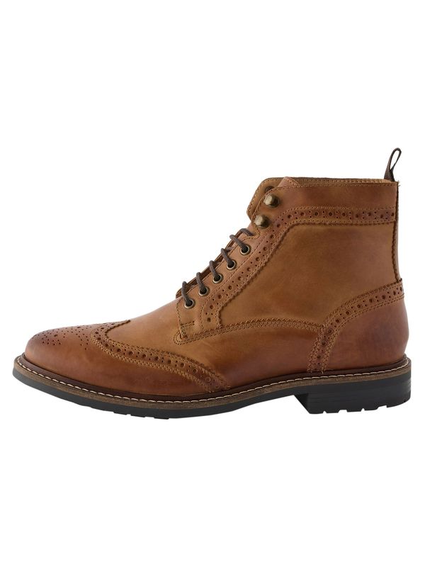 Next Next Čizme na vezanje  zeleno smeđa