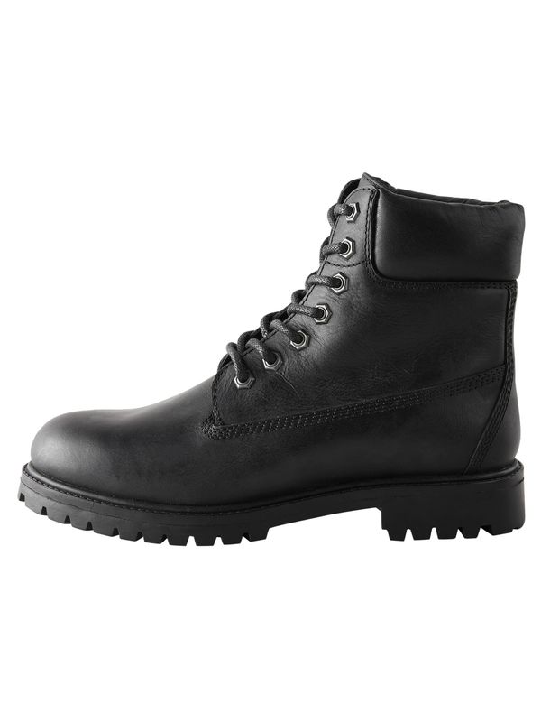 Next Next Čizme sa vezicama  crna