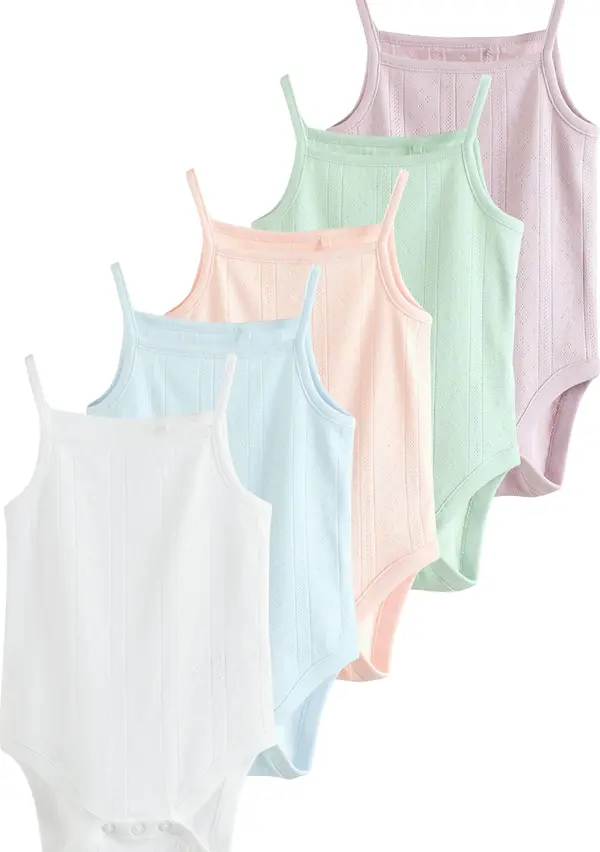 Next Next Dječji bodi '5er Pack'  svijetloplava / menta / svijetlonarančasta / roza / bijela
