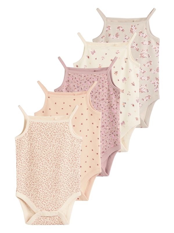 Next Next Dječji bodi  bež / boja pijeska / kameno siva / sivkasto ljubičasta (mauve) / breskva