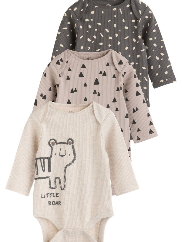 Next Next Dječji bodi  bež / smeđa / crna