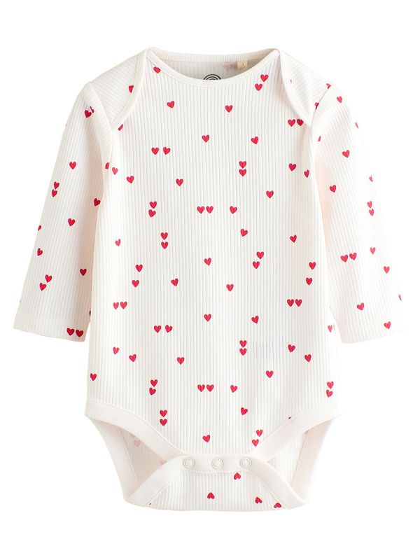 Next Next Dječji bodi  boja pijeska / crvena