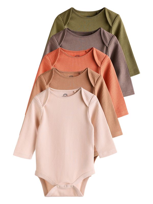 Next Next Dječji bodi  brokat / svijetlosmeđa / maslinasta / tamno narančasta / roza