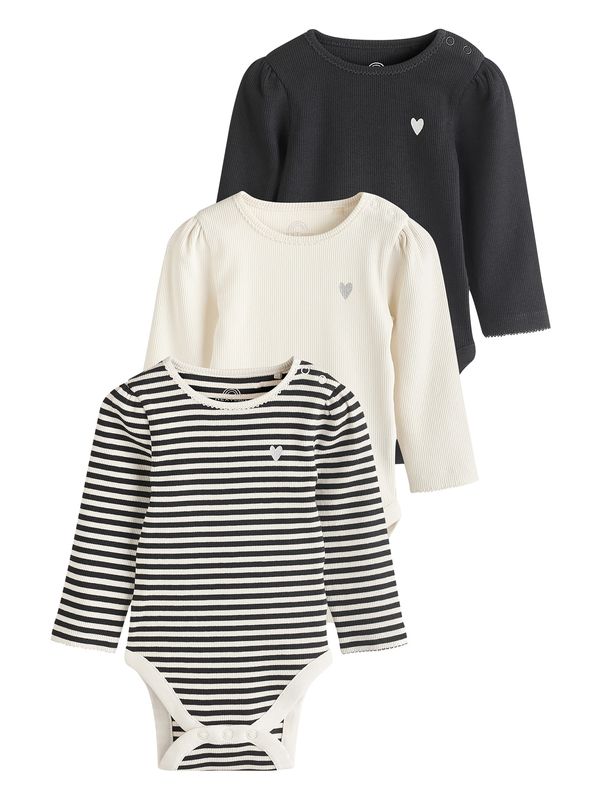 Next Next Dječji bodi  crna / bijela