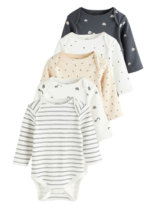 Next Next Dječji bodi  mornarsko plava / puder roza / crna / bijela