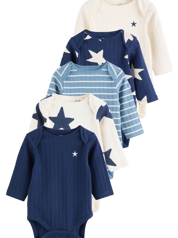 Next Next Dječji bodi  plava / bijela