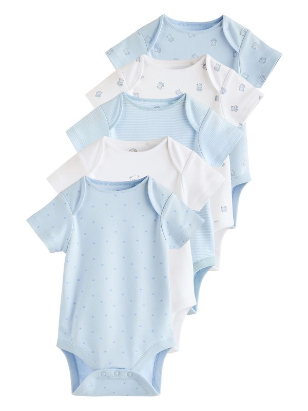 Next Next Dječji bodi  plava / bijela