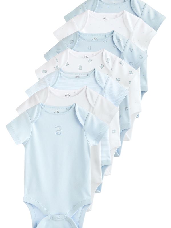 Next Next Dječji bodi  plava / bijela