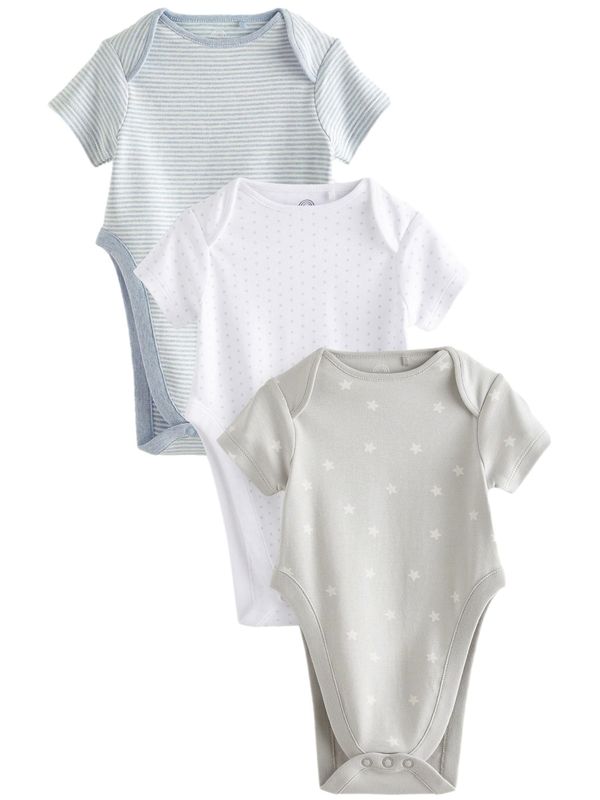 Next Next Dječji bodi  plava / siva / maslinasta / bijela